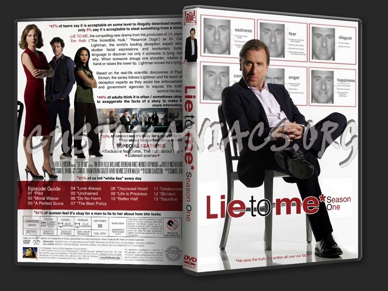 Lie To Me dvd cover