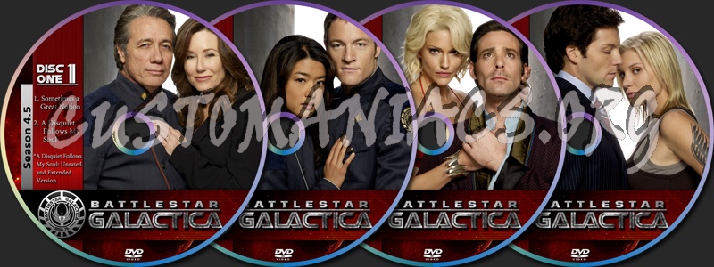 Battlestar Galactica Season 4.5 dvd label