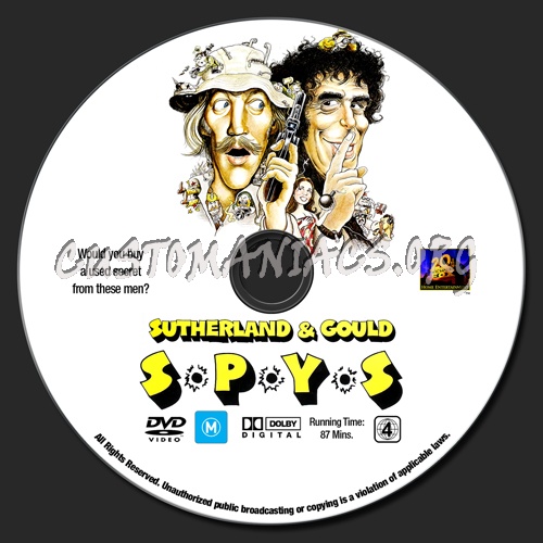 Spys ( S*p*y*s ) dvd label