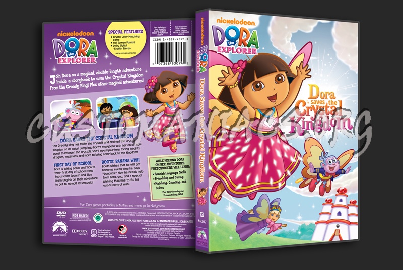 Dora the Explorer: Dora Saves the Crystal Kingdom dvd cover