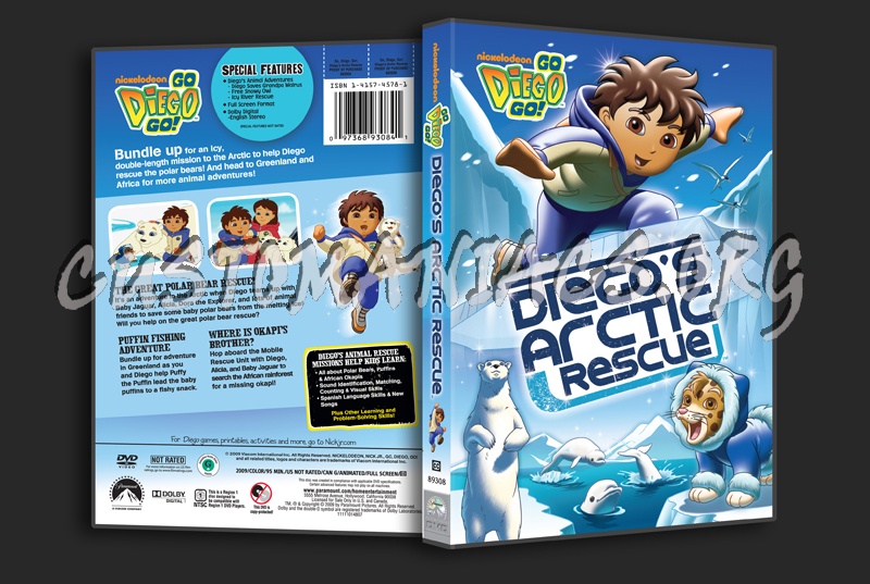 Go Diego Go: Diego's Arctic Rescue dvd cover