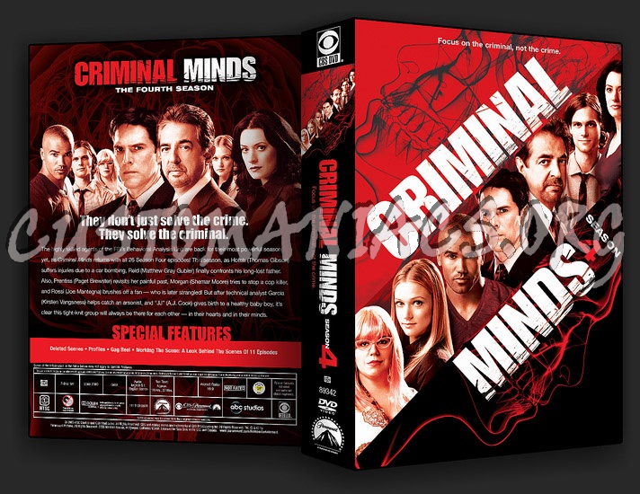 Criminal Minds Season 4 dvd cover