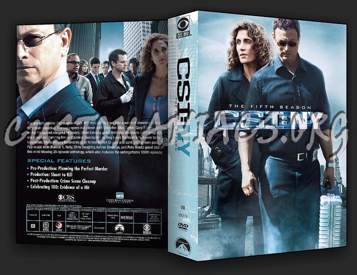 CSI New York Season 5 dvd cover