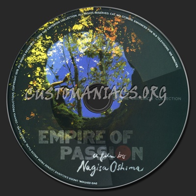 476 - Empire of Passion dvd label