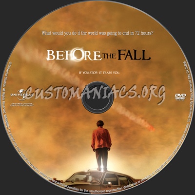 Before the Fall dvd label