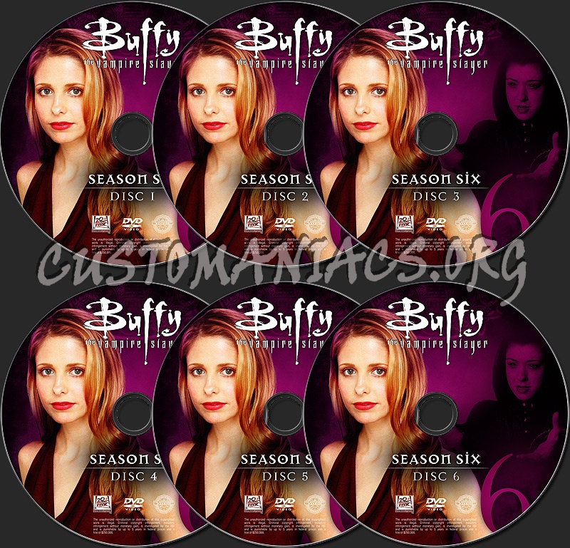 Buffy the Vampire Slayer - Season 6 dvd label