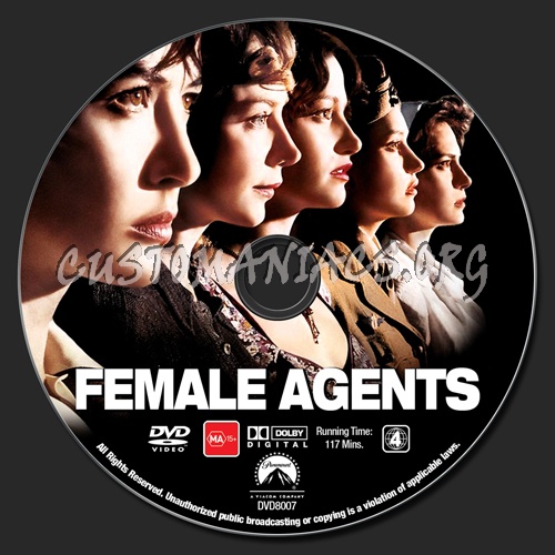 Female Agents dvd label