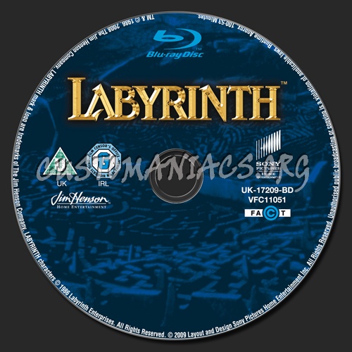 Labyrinth blu-ray label