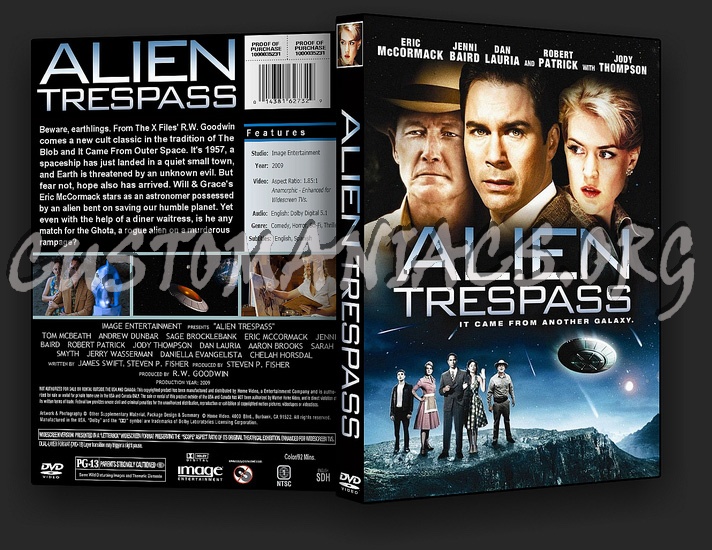 Alien Trespass dvd cover