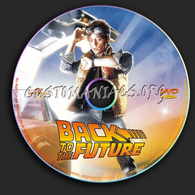 Back to the Future dvd label