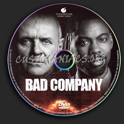 Bad Company dvd label