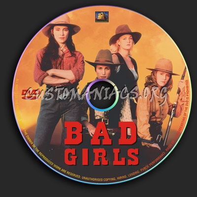 Bad Girls dvd label