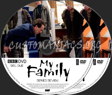 My Family Series 7 dvd label