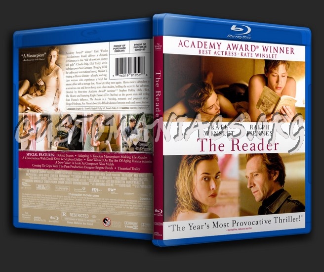 The Reader blu-ray cover