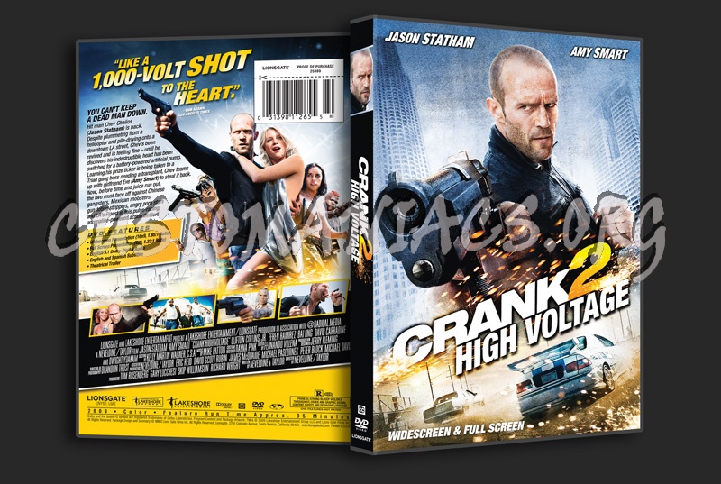 Crank: High Voltage dvd cover