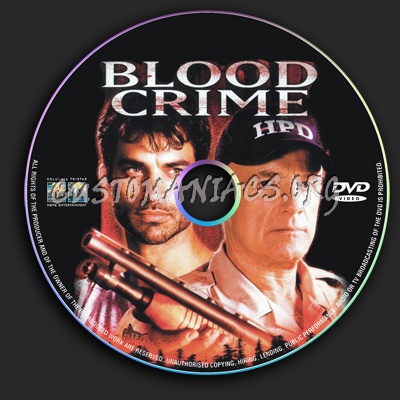 Blood Crime dvd label