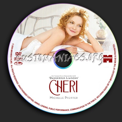 Cheri dvd label