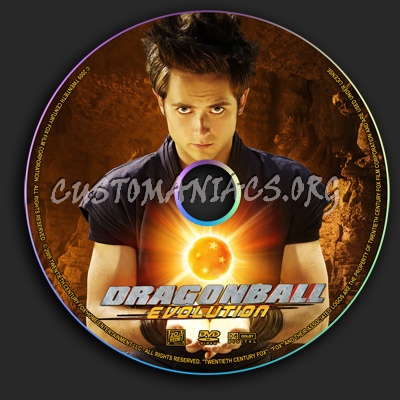 Dragonball Evolution dvd label