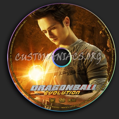Dragonball Evolution dvd label