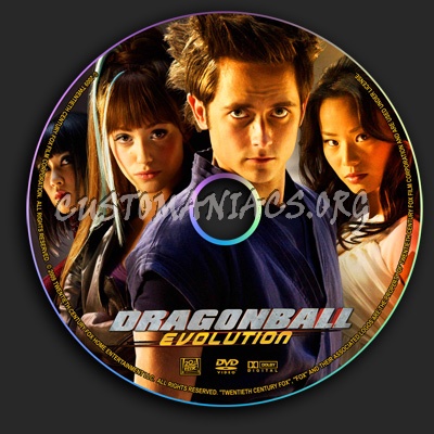 Dragonball Evolution dvd label