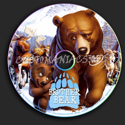 Brother Bear dvd label