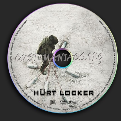 The Hurt Locker dvd label