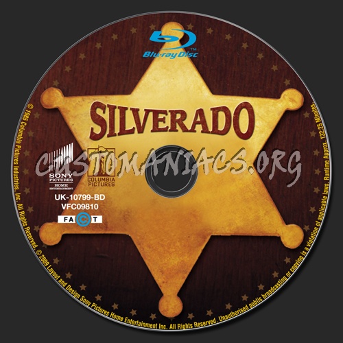 Silverado blu-ray label