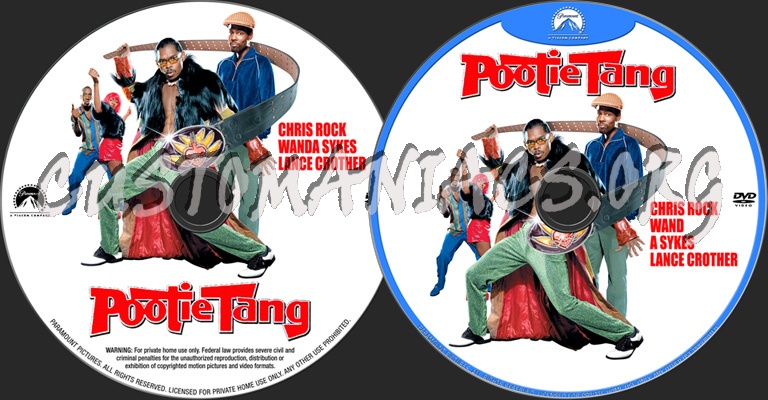 Pootie Tang dvd label