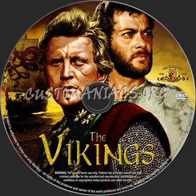 The Vikings dvd label