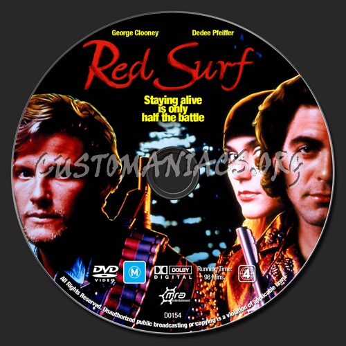 Red Surf dvd label