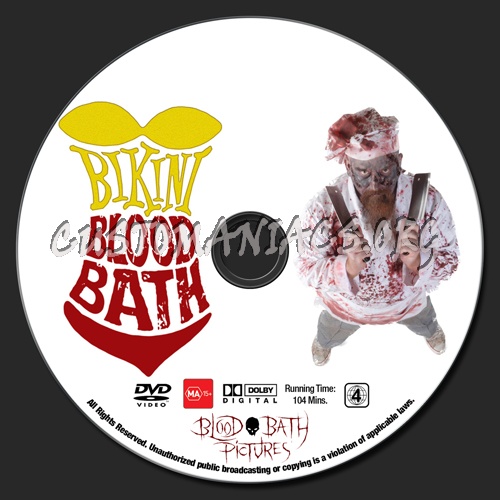 Bikini Bloodbath dvd label