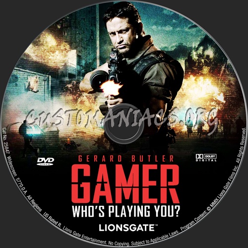 Gamer dvd label