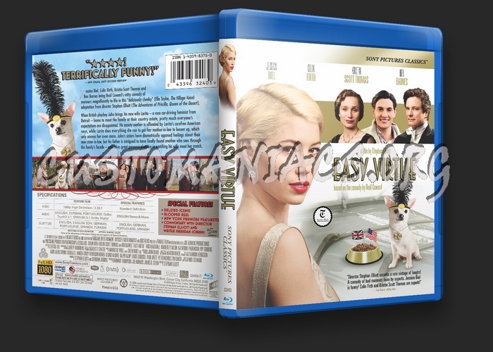 Easy Virtue blu-ray cover