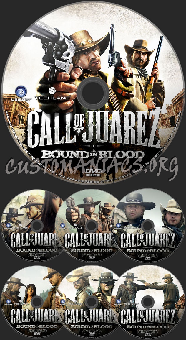 Call of Juarez - Bound in Blood dvd label
