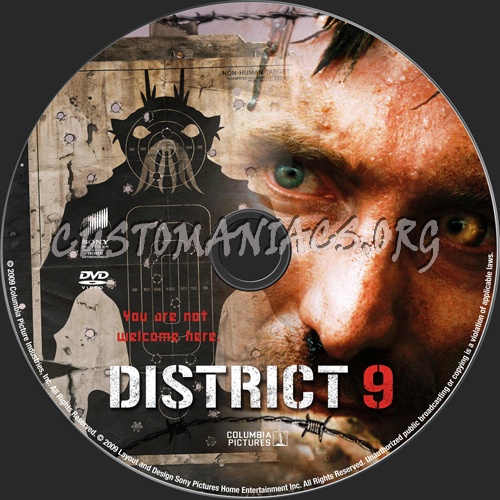 District 9 dvd label