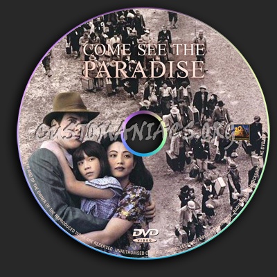 Come See The Paradise dvd label