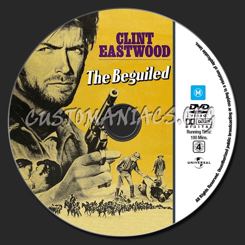 The Beguiled dvd label