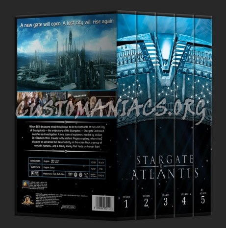 Stargate Atlantis - The Complete Series dvd cover