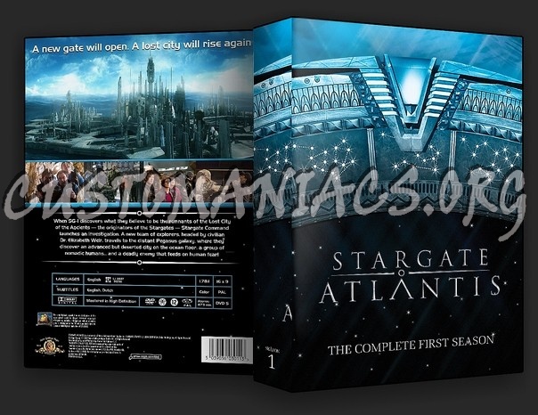Stargate Atlantis - The Complete Series dvd cover