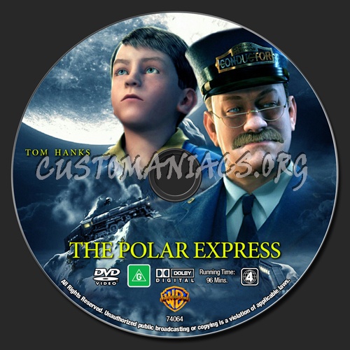 The Polar Express dvd label