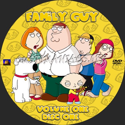Family Guy Collection dvd label