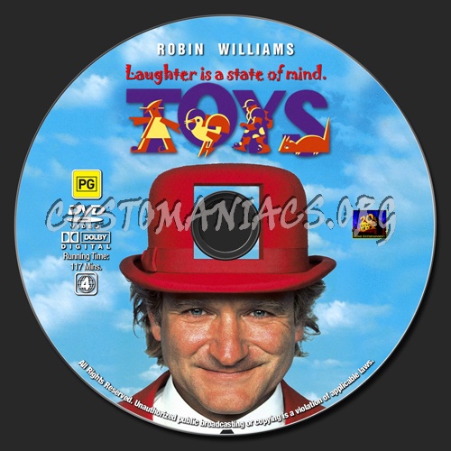 Toys dvd label