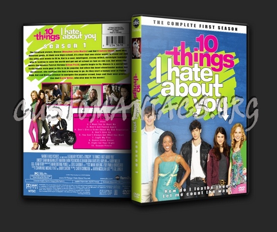 10 Things I Hate About You : Season 1 dvd cover