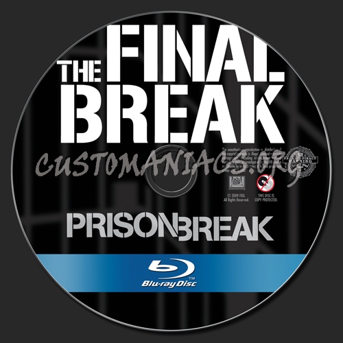 Prison Break The Final Break blu-ray label