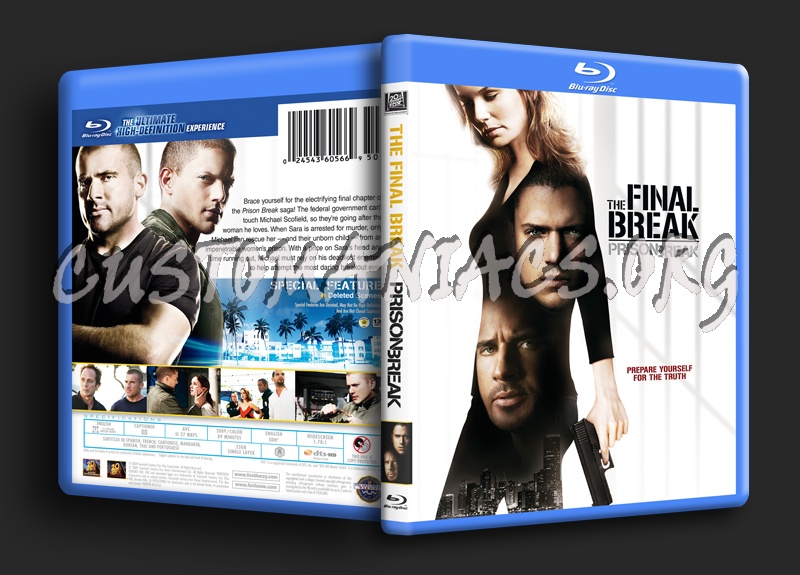 Prison Break The Final Break blu-ray cover