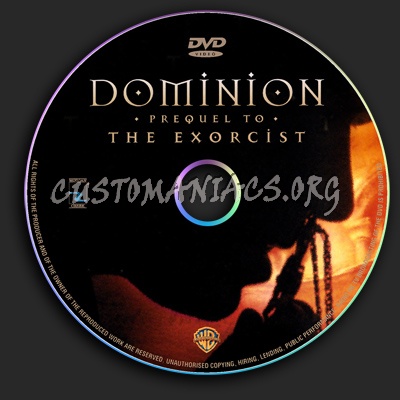 Dominion Prequel To The Exorcist dvd label