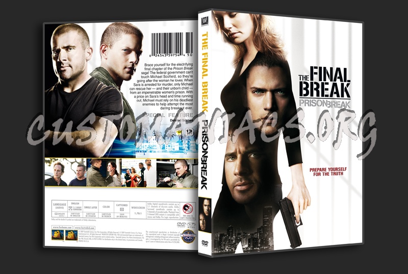 Prison Break The Final Break dvd cover