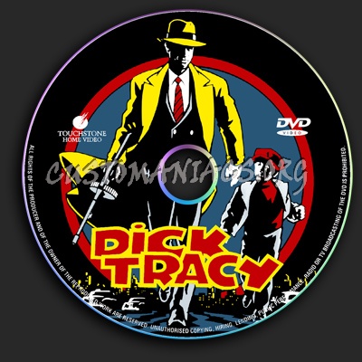 Dick Tracy dvd label