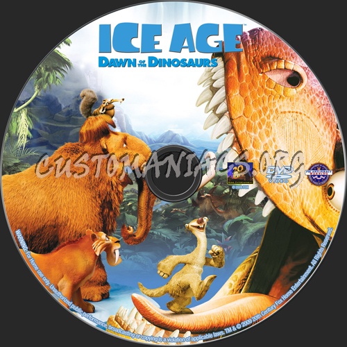 Ice Age Dawn Of The Dinosaurs dvd label