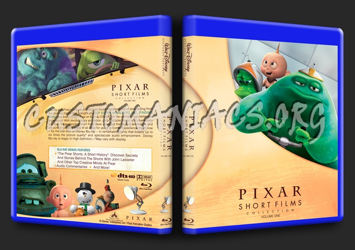 Pixar Shorts Volume 1 blu-ray cover